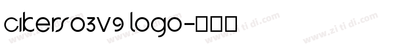 cikers03v9 logo字体转换